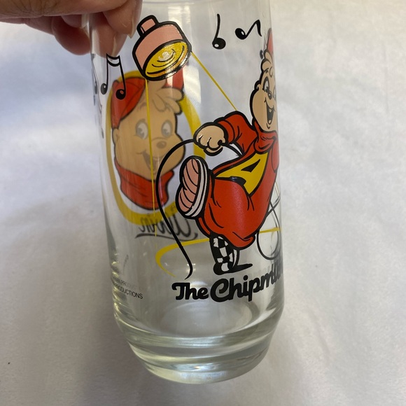 Vintage 1985 The Chipmunks Collectors Drinking Glass Set Of 3 ALVIN,SIMON,THEODO - Picture 14 of 16